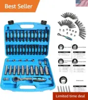 47pc Strut Nut Removal Tool Kit Suspension Socket with Ratchet Adaptors