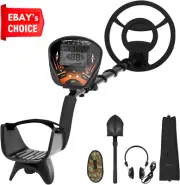 Metal Detector 5 Modes Waterproof Adjustable Gold Digger Kit LCD Headphones