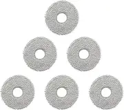 Vacuum Cleaner Sweeping Robot Vacuum Cleaner Accessories6Pcs Mop Cloth，Compatible for ECOVACS，Compatible for DEEBOT， X2 PRO