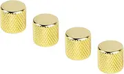 Volume Tone Control Knob, Versatile And Durable Metal Sleek Precise Electric Guitar Knobs For Bass (Gold)