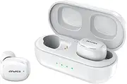 [awei] T13 Pro Wireless Earbuds Bluetooth, in Ear Buds Ligh Weight Headphones, Earbuds Wireless Bluetooth IPX6 Waterproof, 300mAh Headphone Charging Pod 36 Hrs Playtime, Clear Calls Earphones White