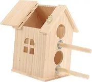 ORFOFE Bird House Nesting Box for Budgies Parakeets and Cockatiels Habitat for Birds Easy to Clean Breeding Environment for Garden and Outdoor Decor