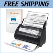 Compact Desktop Document Scanner with 50-Page ADF – Windows Compatible
