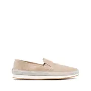 [Prada] Prada Suede Slip-on Espadrilles 10 US NEUTRALS