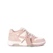 [Off-white] Off-white Out Of Office Leather Sneakers 40 IT WHITE/PINK