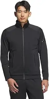 [adidas] Men's Jersey Top PRE Track Top, Black/Black (JM2004), L