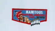 OA Lodge 88 Manitous 2005 National Jamboree flap dl
