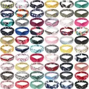 60 Pcs Boho Button Headbands Elastic Knotted HairBands for Women's Hair, Twis...