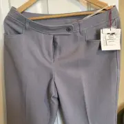 Anne Klein Women's Bootcut Light Gray Dress Pants Size 10