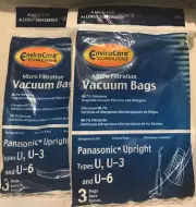 EnviroCare Technologies Micro Filtration Vacuum Bags Bundle 3 Bags Panasonic **