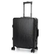 Swiss Aluminium Luggage Carry On Travel Hard Suitcase Lightweight TSA SN7619 20"