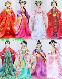 在飛比找樂天市場購物網優惠-唐裝中國古裝芭比娃娃人偶禮品娟人家居裝飾擺設生日結婚禮物多款