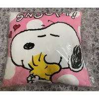 在飛比找蝦皮購物優惠-卡通Snoopy 史努比抱枕  正方形抱枕 柔布單面抱枕 靠