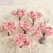 Practical Tree model Railway Layout Scene Decoration 20pcs Accessories