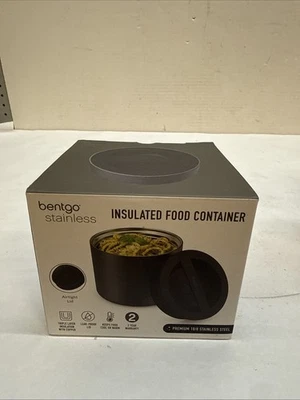 Bentgo Stainless Insulated Food Container - 2.4 Cups 19 oz Triple-Layer Insul...