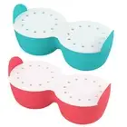 2 Cavity Silicone Egg Poacher Egg Cooker Egg Molds Cups Egg Poaching Safe