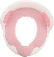 Kisangel Child-Specific Toilet Seat Washable Plastic Potty Seat Portable for Toddlers Easy to Carry Fits Ages