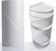 360 Degree Rotating Kitchen Bathroom Shelf Corner Storage Rack Cabinet