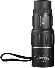 16X52 Monocular Telescope Dual Focus Zoom Binoculars 66M/8000M HD Scope with Strap Optical Lens/Rubber Outdoor