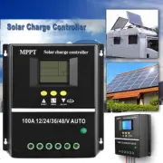 100A MPPT Solar Charge Controller 12/24/36/48V Auto Solar Panel Charge Regulator