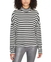 Sanctuary Women's Long Sleeve Turtle Neck Sweater Black Size Medium