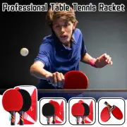 Professional Table Tennis Racket 8 Star Ping Pong Paddle Set Equipment Training
