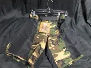 Fighting Physical Training Shorts Woodland Camo & Black Rip Stop 2405 Rothco 30