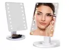 Led Lighting Makeup Standing Mirror 360 Rotating Cosmetic Mirrors Touch Button