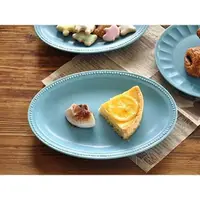 在飛比找Yahoo奇摩購物中心優惠-日本製美濃燒 橢圓形餐盤 24.3cm 餅乾盤 甜點盤 in
