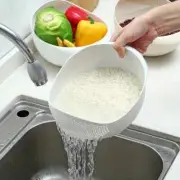1 Piece of Rice Drainage Basket Rice Filter Fruit and Vegetable Drainage Sieve
