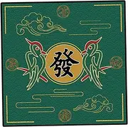 Mahjong Table Mat Mahjong Mat 27.6x27.6'' Anti Slip Mahjong Table Mat Noise Reduction Mahjong Table Cover Poker Domino Board Game Mat for Card, Board and Tile Games