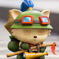 在飛比找蝦皮購物優惠-英雄聯盟 官網 提摩 Teemo 公仔 玩偶 League 