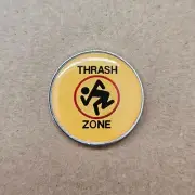 THRASH ZONE Enamel Pin - D.R.I. - Thrash Metal - Hardcore Punk