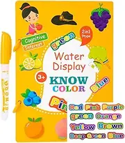 Hogvinnatil Colouring Books with Water, Colouring Books for Painting with Water, Magic Doodle Book for Colouring with Water, Reusable Colouring Books with Water Pens for Girls, Toddlers and Children