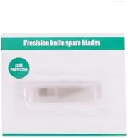 Craftelier - Set of 5 Replacement Blades for 16 cm Precision Scalpel | Includes Protective Case for Blade Storage | Carbon Steel Triangular Blades (SK4)