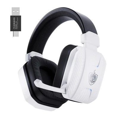 2.4GHz Wireless Gaming Headset for PS5, PS4, PC, Bluetooth 5.3 Gaming Headpho...