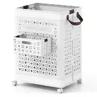 Collapsible Laundry Basket 75 L Plastic Storage Bin Foldable Laundry Hamper