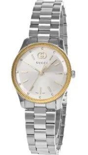 GUCCI G-Timeless 29MM Silver Dial Steel Women's Watch YA1265063