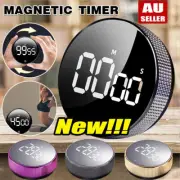 Magnetic Digital KitATen Timer LED Countdown Cooking Work Loud Alarm Stopwatch