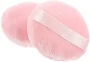 2 Pcs Soft Body Sponge Puff Fluffy Makeup Sponge Set for Foundation Cream Concealer Blusher Silk Tie Triangle Face Makeup Cosmetic Washable and Reusable