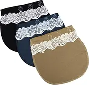 [TEHAUX] 3pcs Waistband Button Extender Maternity Belly Band Adjust Elastic Pants Elastic Waist Belt Waist Binder Button Extenders Jeans Pants Extenders Lace Maternity Pants
