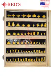 REDS Y92000-4 -70 Piece Router Bits SET 1/4" Shank