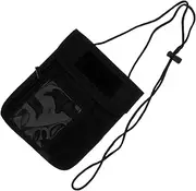 [DOITOOL] Fashionable Neck Bag Compact Travel Wallet for Cards Cash Documents for Outdoor Activities Secure Passport Holder for Men Women Versatile Neck Pouch