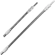 Guyuyii 2 Pcs Flexible Drill Bit Extension - 1/4 Inch Magnetic Hex Shaft, 360° R