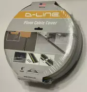 D-Line Us/Fc83h Floor Cable Cover,1 Channel,6 Ft.