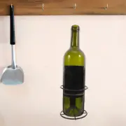 Elegant Wall Wine Rack Black Holder for Home Decoration