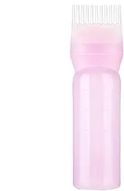 Hair Dye Comb Bottle - Hair Coloring Comb Applicator | Root Comb Applicator Bottle | With Scale Hair Dye Color Comb Bottle For Long Hair Scalp Care Oil