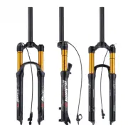 MTB Bicycle Air Front Fork 26/27.5/29er Straight/Tapered Mountain Cycling Parts