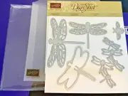 Stampin Up Sizzix Big Shot Thinlits 9 Dies Detailed DRAGONFLY (142749)