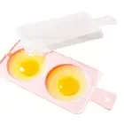 Egg Steamer Microwave Kitchen Tool Round Shape Egg Poacher Egg Steamer